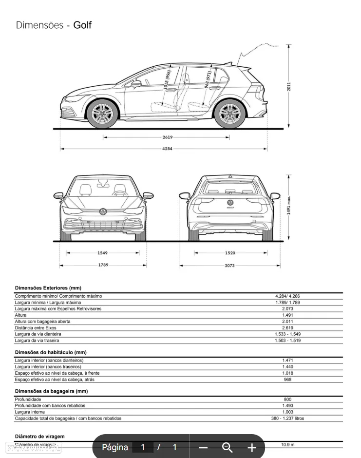 VW Golf 1.0 TSI Stream - 7