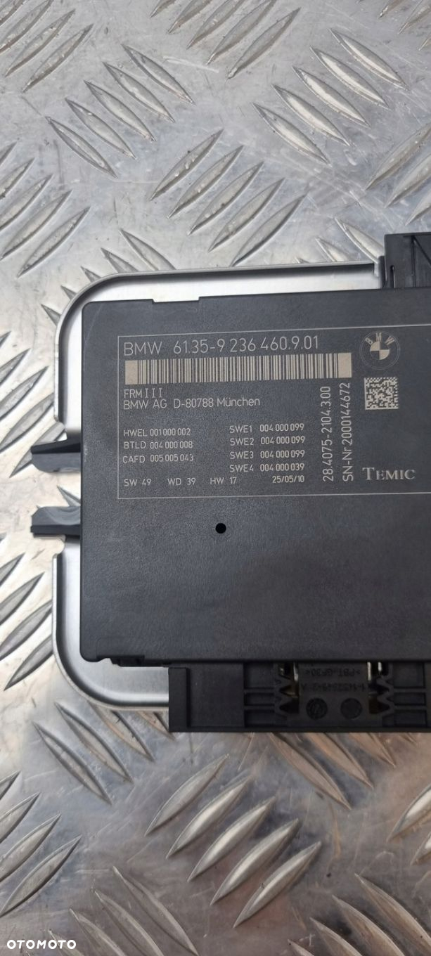 BMW F10 F11 MODUŁ STEROWNIK ŚWIATEŁ 9236460 - 5
