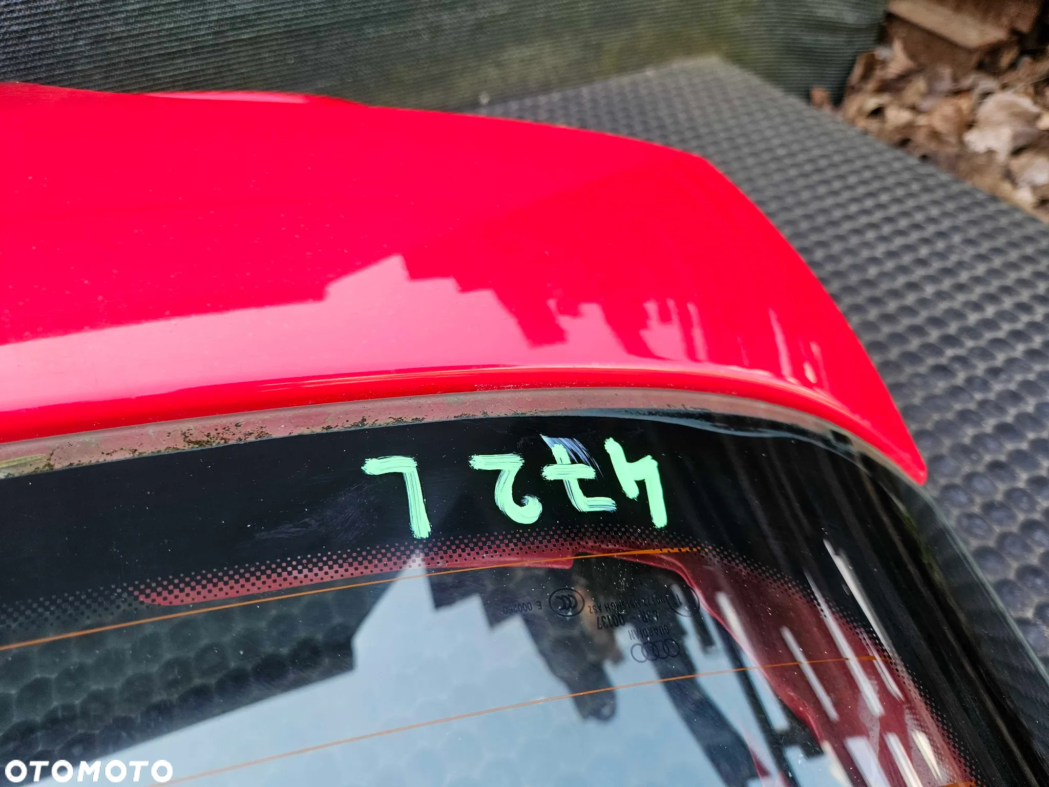 Klapa Pokrywa Bagażnika Lotka S-Line Szyba Czerwona Audi A4 B7 Kombi Avant - 30