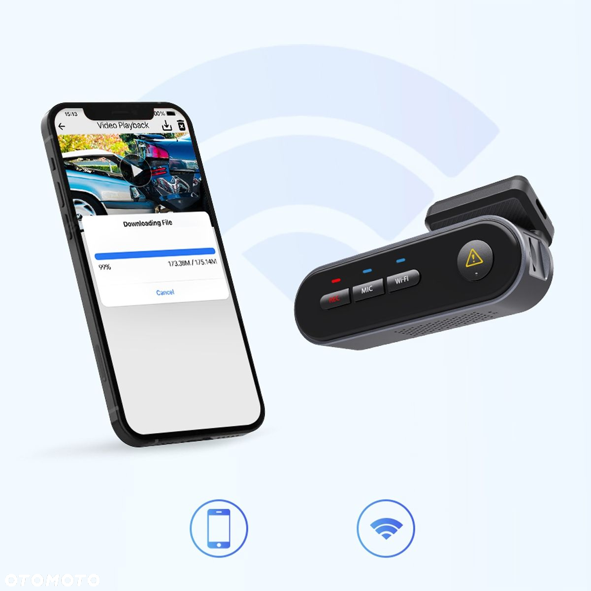 VIOFO WM1 REJESTRATOR TRASY GPS WIFI BT QHD - 3