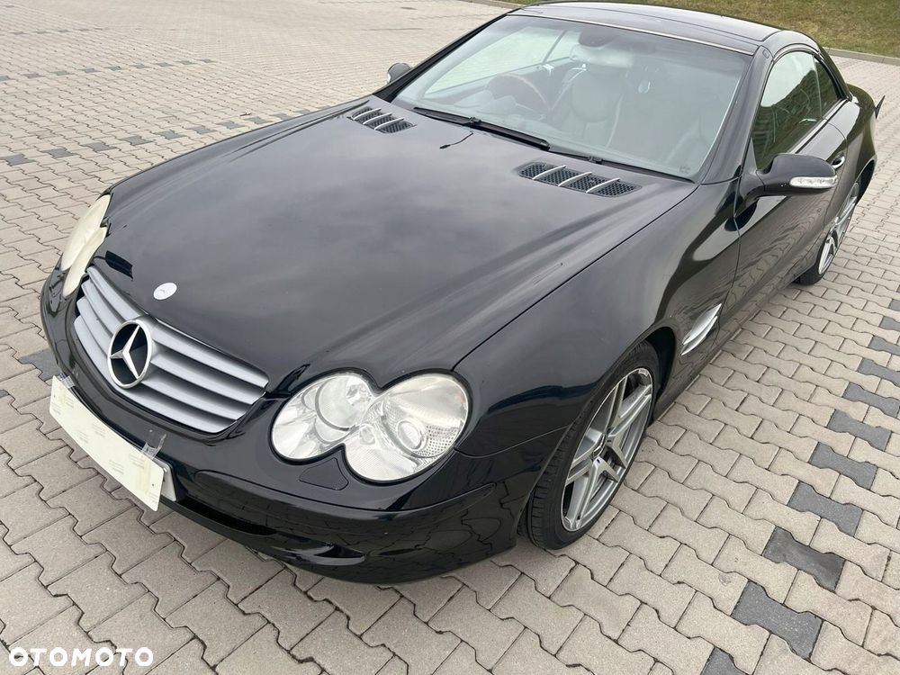 Maska pokrywa silnika kompletna Mercedes SL R230 W230 SL500 SL350 kolor 197 - 8