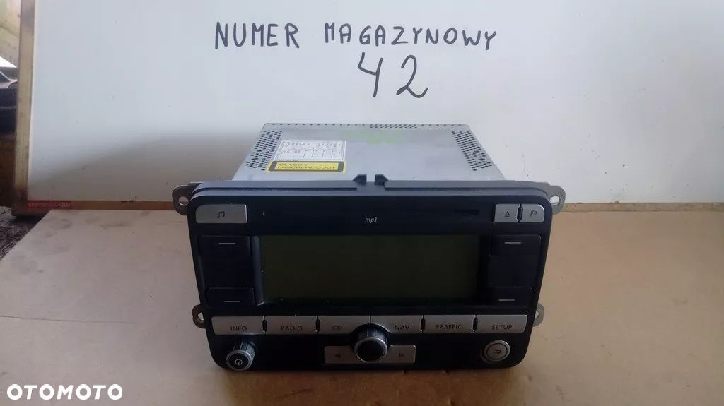 RADIO CD MP3 VW GOLF V 1K0035191D - 1