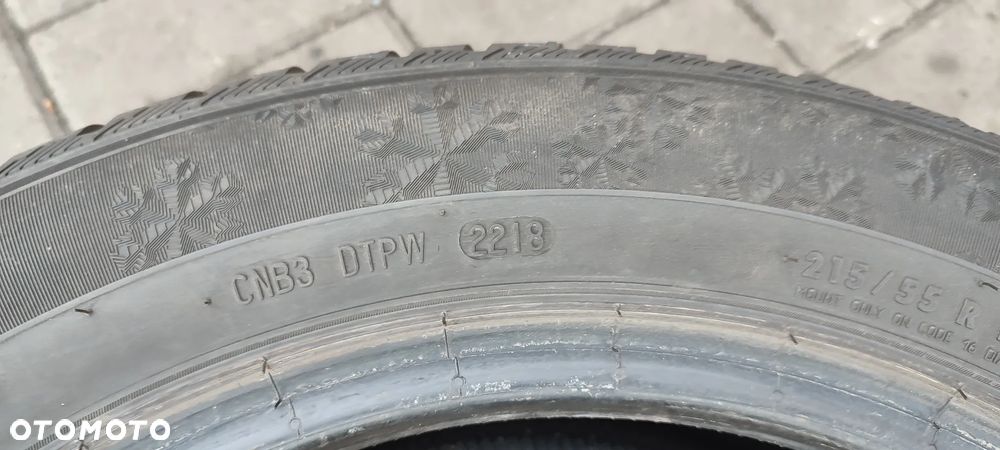 OPONY ZIMOWE 215/55R16 CALI SEMPERIT SPEED GRIP3 (2218) ZIMA 8 mm 2 SZTUKI PARA - 7