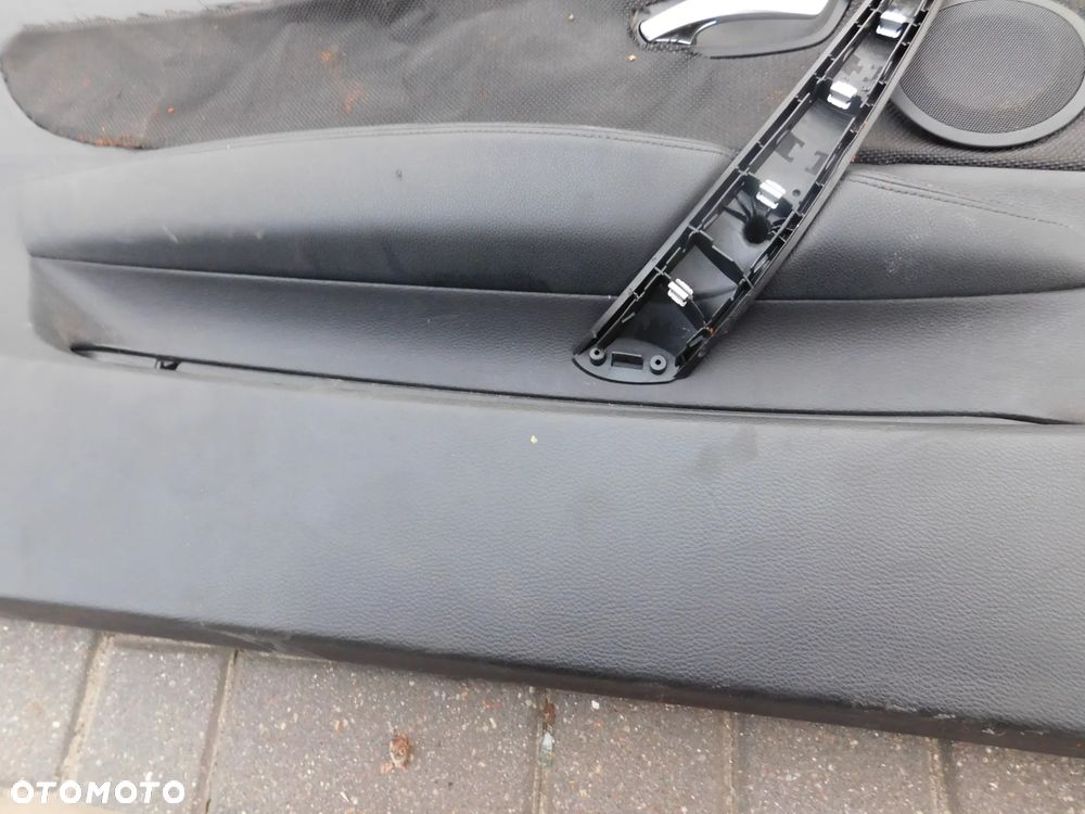 boczki drzwi tapicerka BMW E81 3D M-PAKIET CZARNA - 8