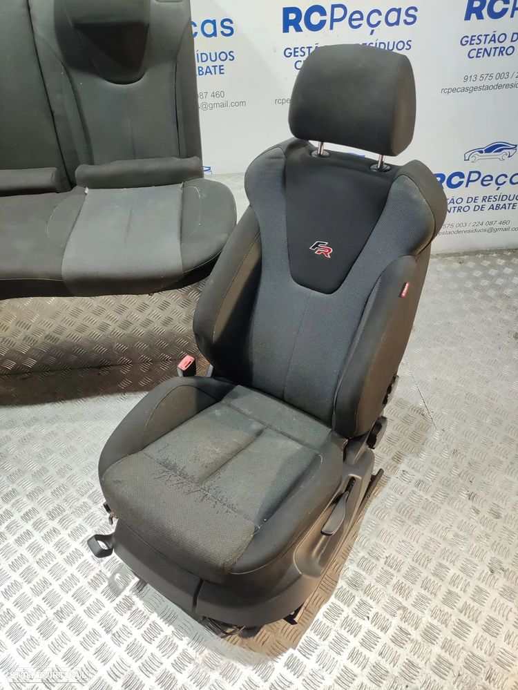 Conjunto Bancos Originais Tecido Seat Leon 1P FR - 9