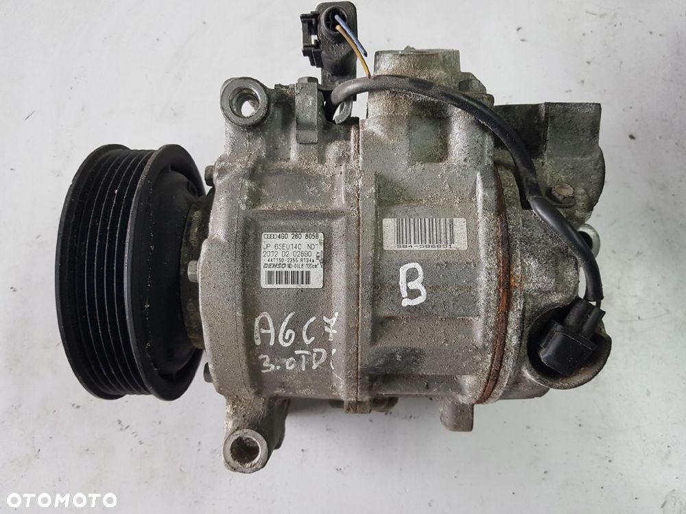 AUDI A6 C7 4G 10-14r 3.0 TDI SPRĘŻARKA KLIMATYZACJI 4G0260805B - 1