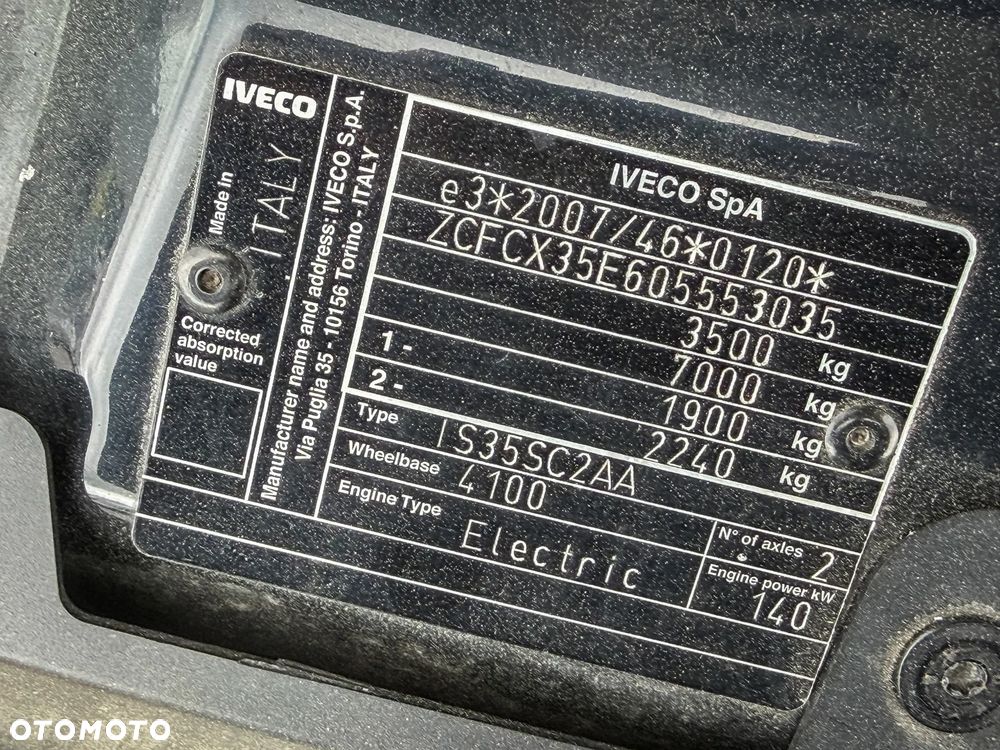 Iveco eDaily 35S14E V/P! Elektryczny! - 27