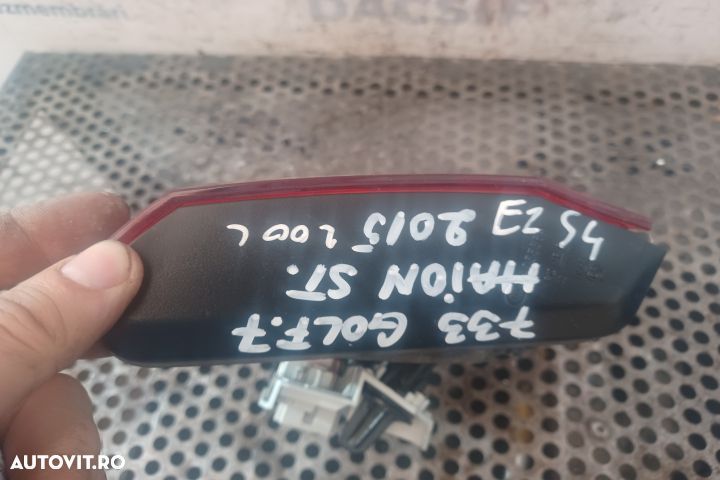 Lampa / Tripla stop stanga pe hayon Volkswagen VW Golf 7 [2012 - 2017 - 3