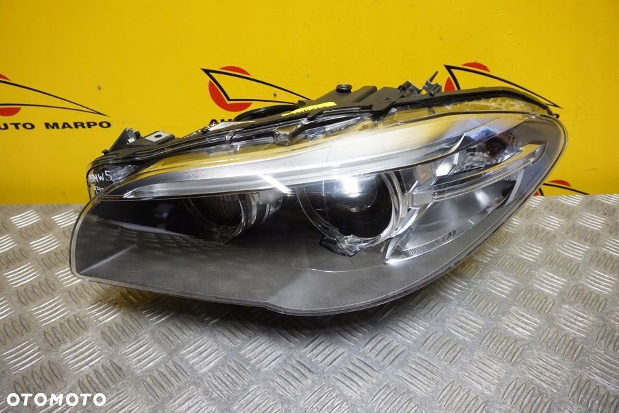 BMW 5 M5 F10 F11 2013 - REFLEKTOR LAMPA XENON Z LED LEWA AFS USA - 5