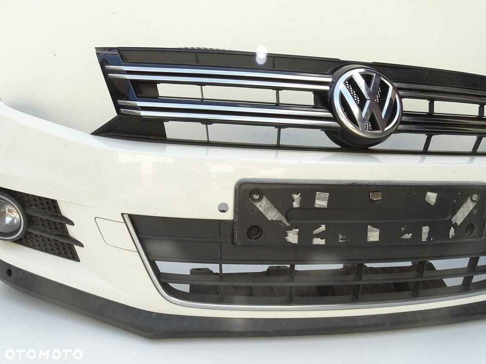 ZDERZAK PRZÓD PRZEDNI + ATRAPA + HALOGENY + 4x PDC LB9A VW TIGUAN I 5N LIFT - 7