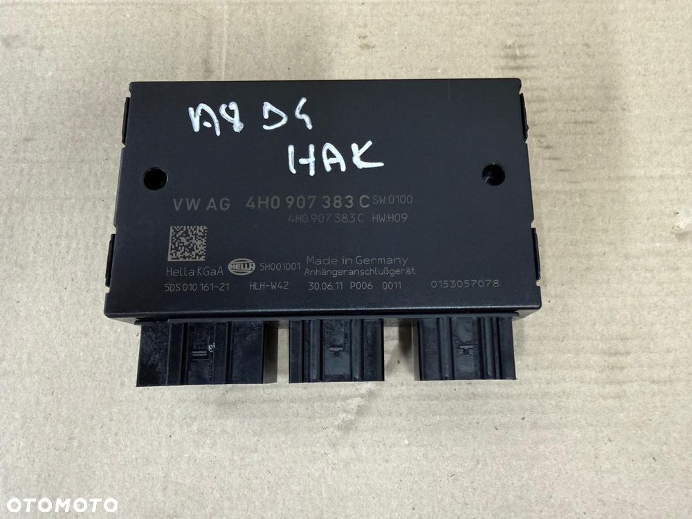 AUDI A8 D4 MODUŁ STEROWNIK HAKA HOLOWNICZEGO 4H0907383C - 1