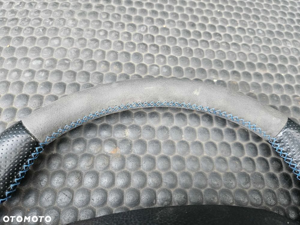 Kierownica Ścięta Trzy 3 Ramienna Pikowana Skóra Ancantara Multifunkcja Sterowanie AirBag Poduszka BMW 5 F10 F11 - 30