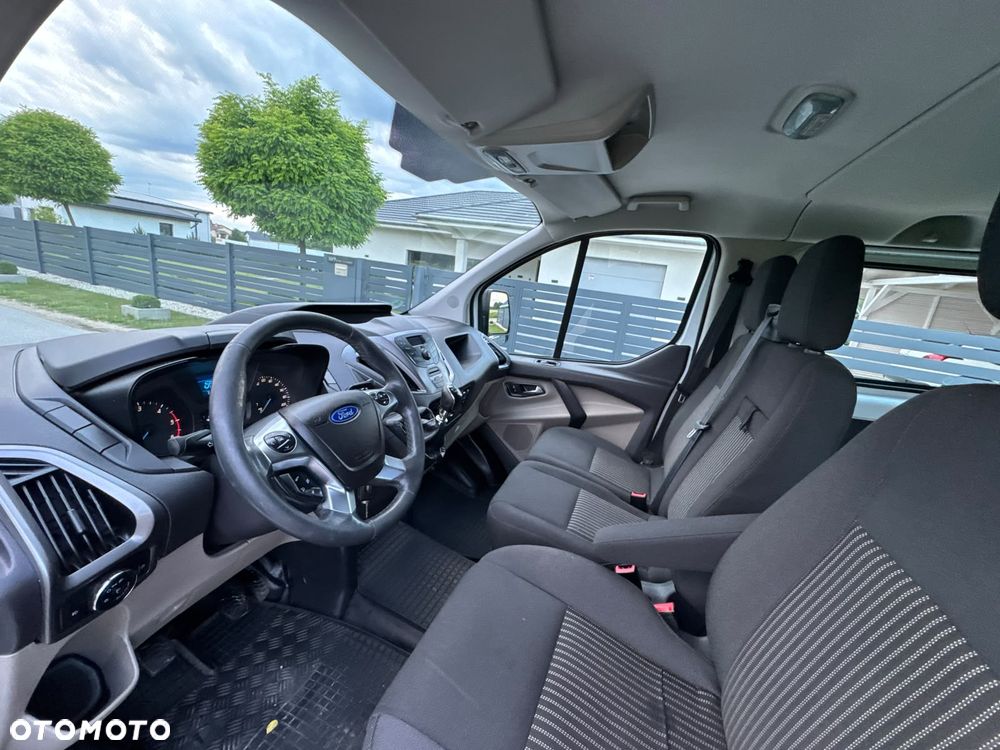 Ford TRANSIT CUSTOM LONG L2H1 Klima Elektryka Dubel Kabina 6os. Tempomat Brygadówka Serwis - 9