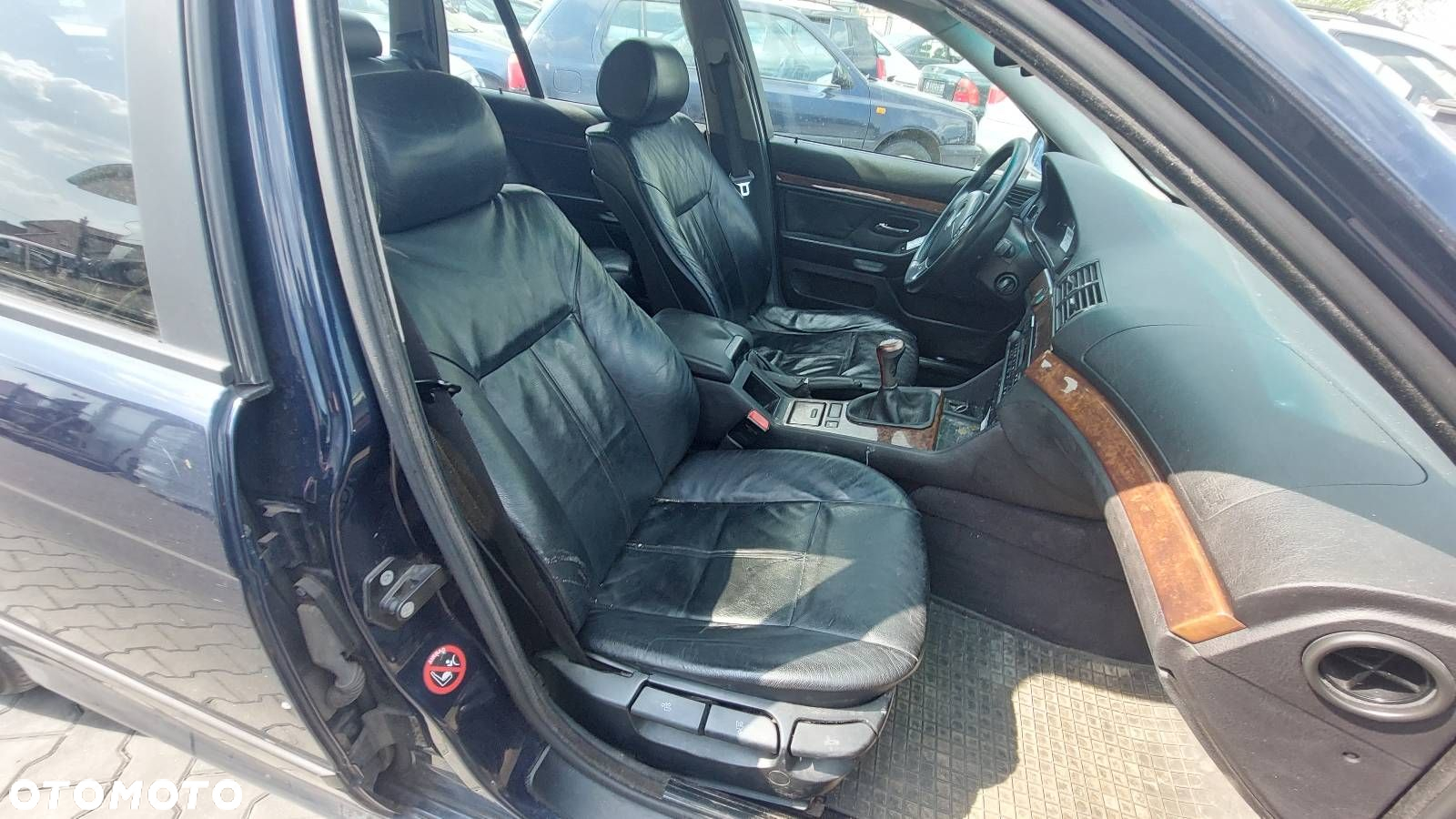 FOTELE LEWY + PRAWY PRZÓD + KANAPA TYŁ + BOCZKI SKÓRA BMW E39 KOMBI - 3