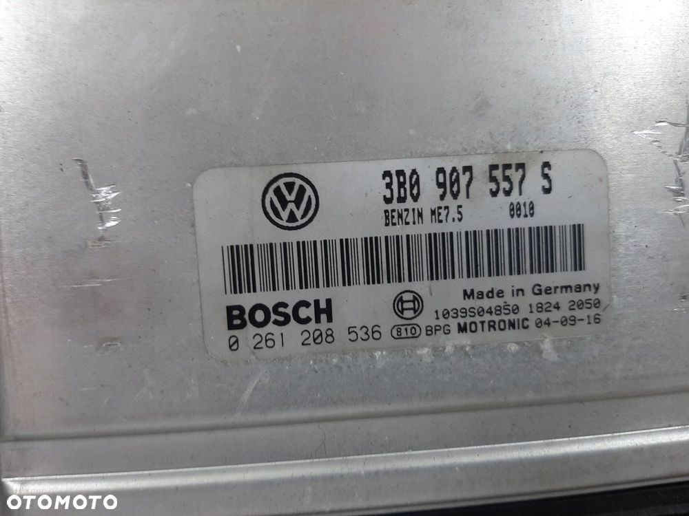 VW PASSAT B5 LIFT 2.0 04R STEROWNIK SILNIKA ZESTAW 3B0907557S 0261208536 - 4