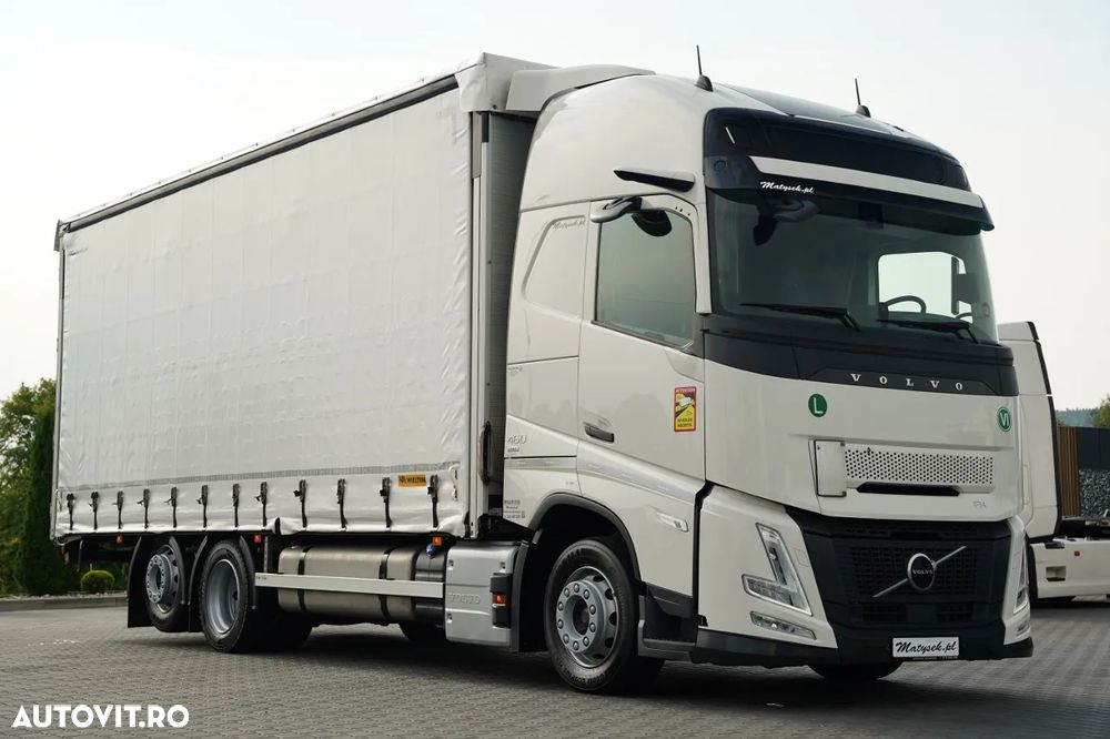 Volvo FH 460 / CORTINĂ - 7.75 M / I-SAVE / AER CONDIȚIONAT PARCARE / PUNTE RELAXABILĂ / DIRECȚIE / CORTINĂ RANFORSATĂ - 3