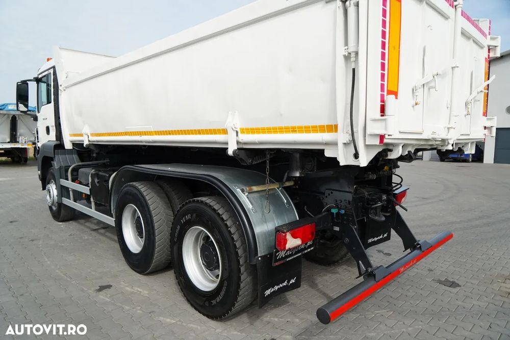 MAN TGS 26.360 / 6X4 / BASCUNĂ DUBLU / BASCUNĂ HIDRODOXICĂ / MANUALĂ BORDMATIC - 17