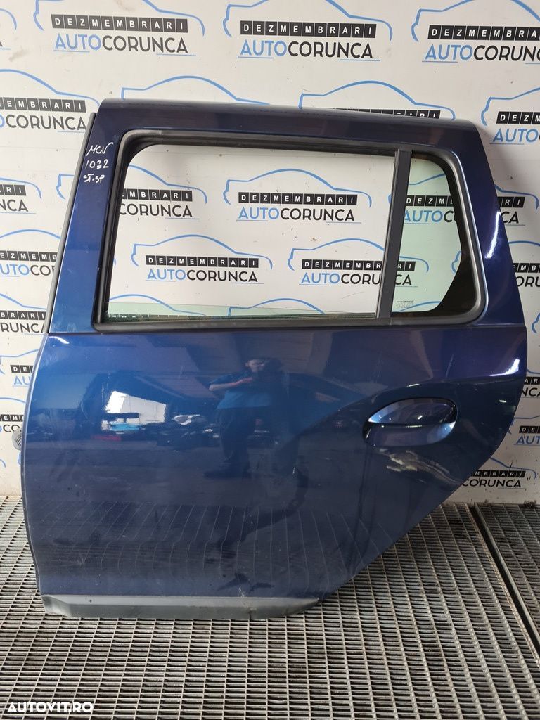 Usa Stanga Spate Dacia Logan II 2013 - 2016 SUV 2 Usi ALBASTRU BLUE COSMOS (1032) - 1