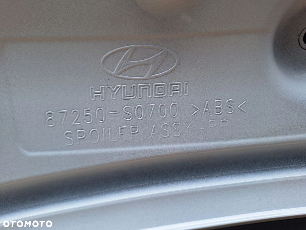 HYUNDAI i30 FASTBACK N-LINE 17- ORYG. BDB NIE KLEJONY SPOJLER BLENDA KLAPY TYŁ 87250-S0700 WYSYŁKA 24H - 7