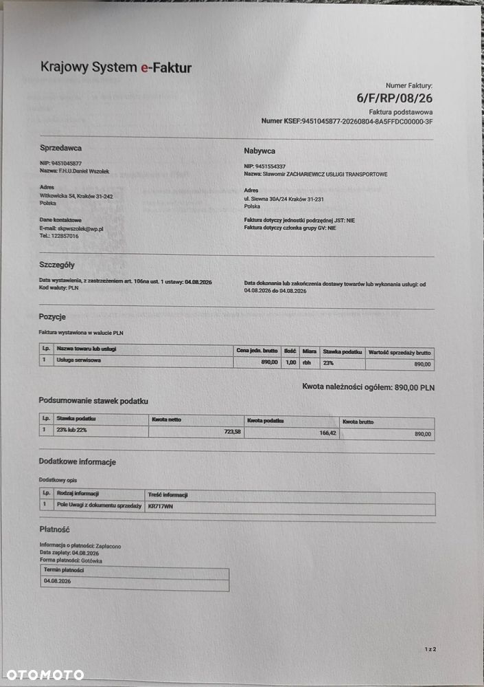 Fiat Ducato L2H2, netto 27000, Izoterma, agregat, Webasto, faktura VAT - 17
