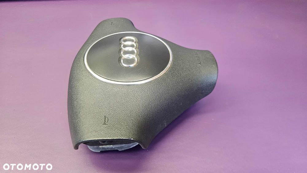 Kierownica Trzy 3 Ramienna Czarna Skóra Soul Air Bag Poduszka Kabel Wtyczka AUDI A4 B6 B7 - 36