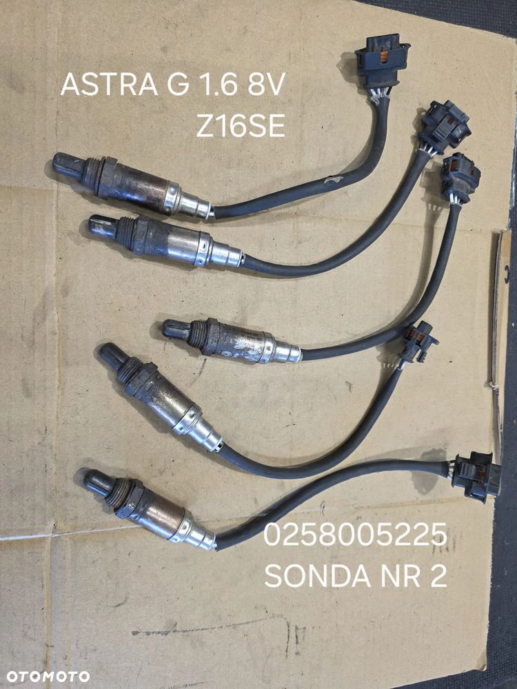 OPEL ASTRA G MERIVA A 1.6 BENZYNA Z16SE SONDA LAMBDA 0258005225 - 1