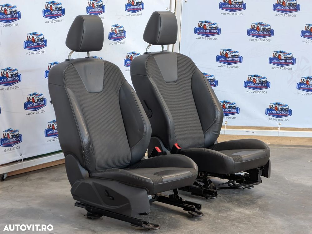 INTERIOR PIELE + TEXTIL / SCAUNE + BANCHETE FORD FOCUS MK3 2013 1.6 DIESEL UNIVERSAL COD OEM 1839386 / 1824828 / 1824830 / 1824826 / 2011-2015 - 4