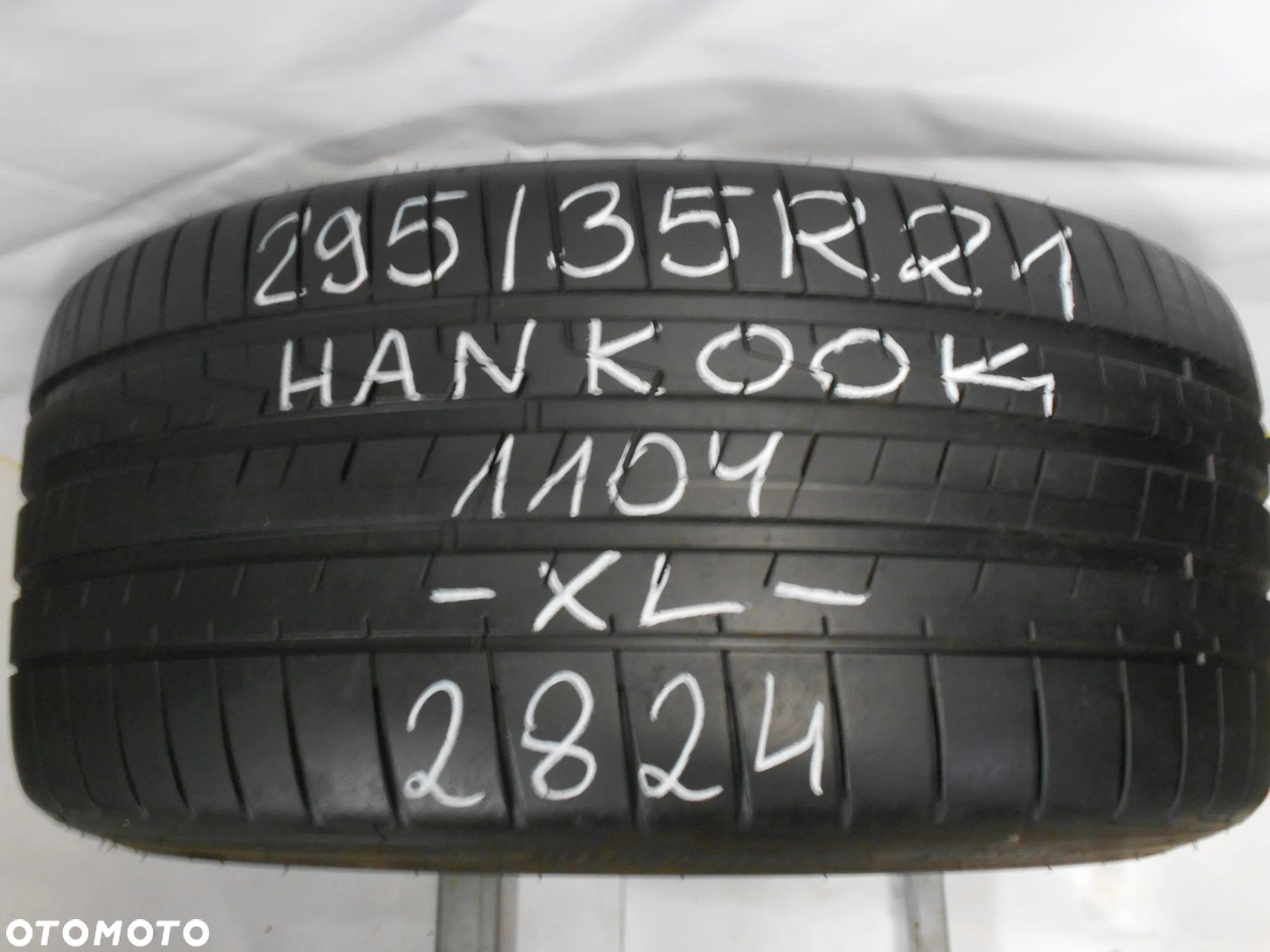 OPONA POJEDYNKA 295/35R21 HANKOOK VENTUS S1 EVO Z XL DOT 2824 6MM - 1