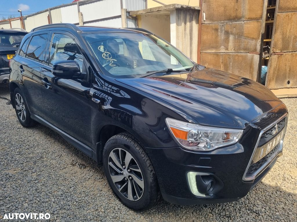 Bara fata Mitsubishi ASX Facelift 2012 2012 - 2016 NEGRU (1041) model cu spalatoare far - 13