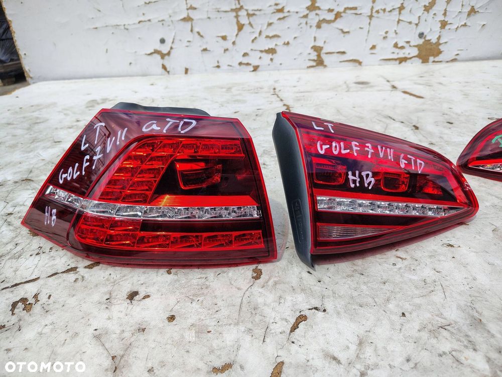 LAMPA LEWY PRAWY TYŁ KOMPLET 5G0945207 VOLKSWAGEN GOLF 7 VII GTD HB - 2