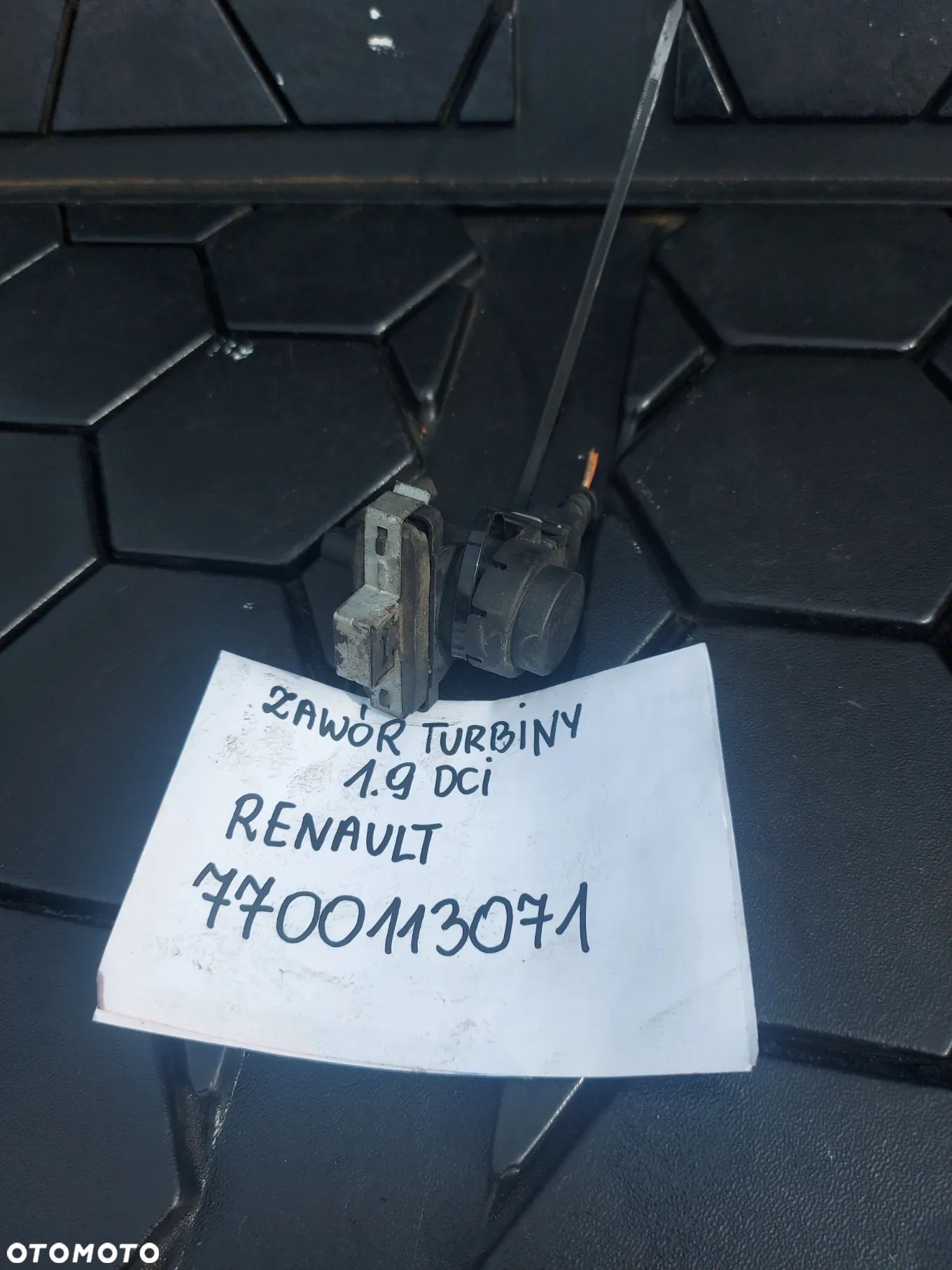 Zawór podciśnienia turbiny Renault Trafic 1.9 dci 7700113071 - 1