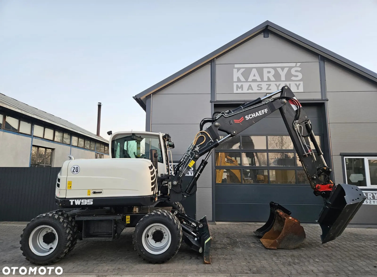 Schaeff KOPARKA KOŁOWA SCHAEFF TW95 TW 95 110 85  TEREX YANMAR 2019R 5000 MTG - 31
