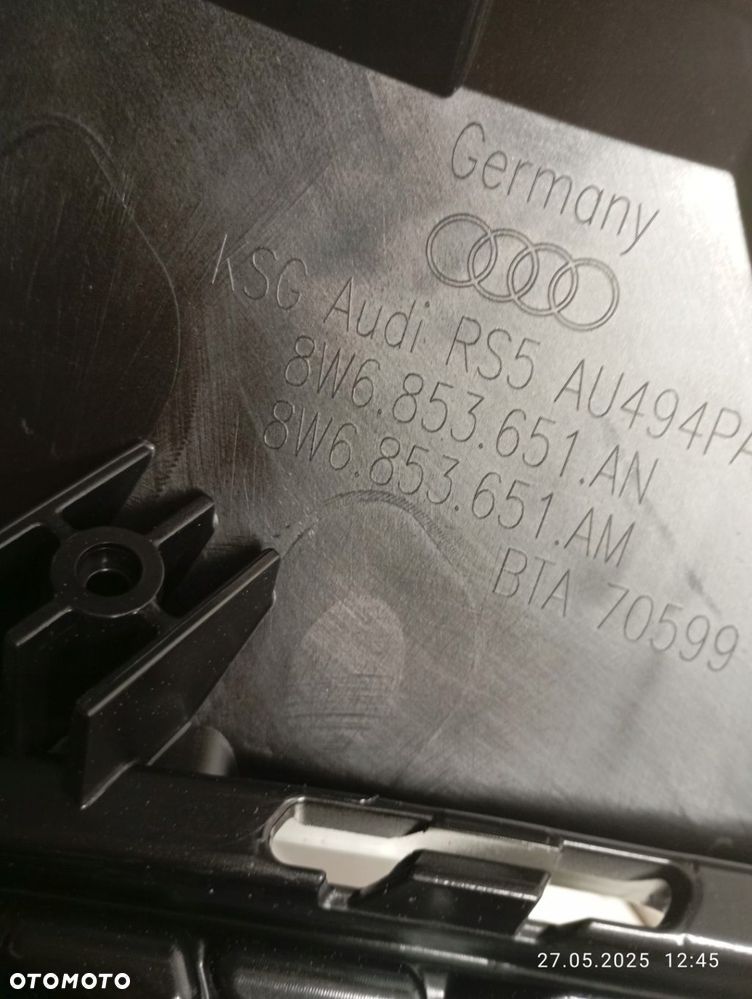 Atrapa chłodnicy GRILL Audi RS5 F5 8W6 LIFT 19- 8W6853651AN AM ORYG - 6