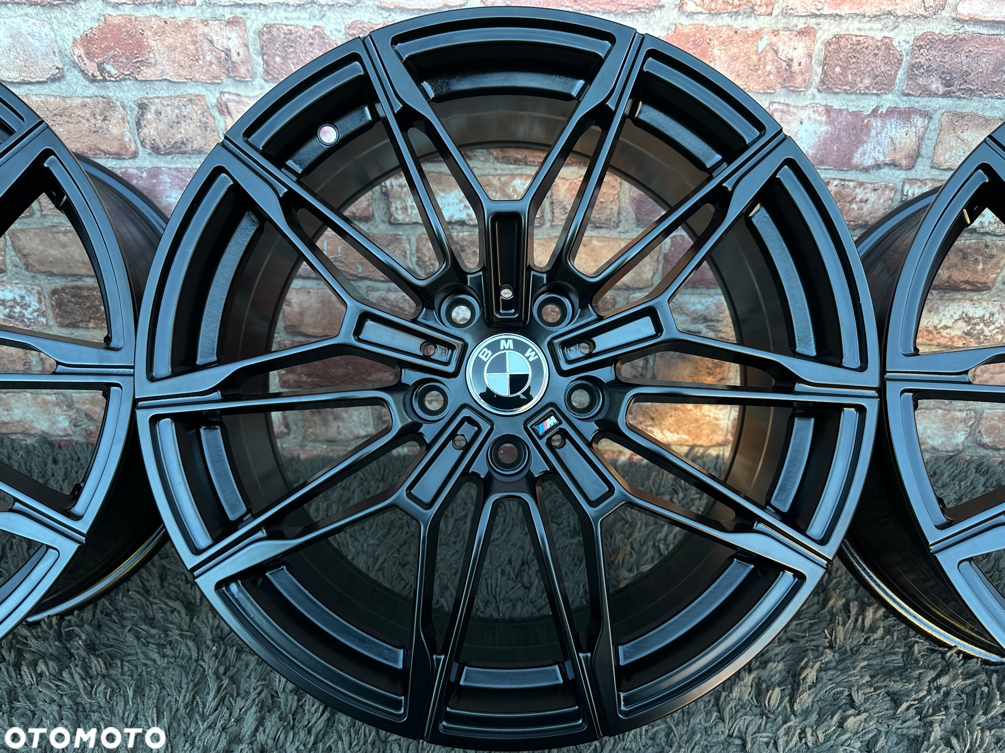 NOWE alufelgi M pakiet 5x112 18 felgi 8j ET35 BMW seria 3 G20 G22 G30 G31 F44 G22 G23 G32 F39 G60 G01 X1 F48 G42 X2 U06 Active Tourer Z4 G29 xDrive Styling 930 czarne Japan Racing Carbonado Rubin - 8