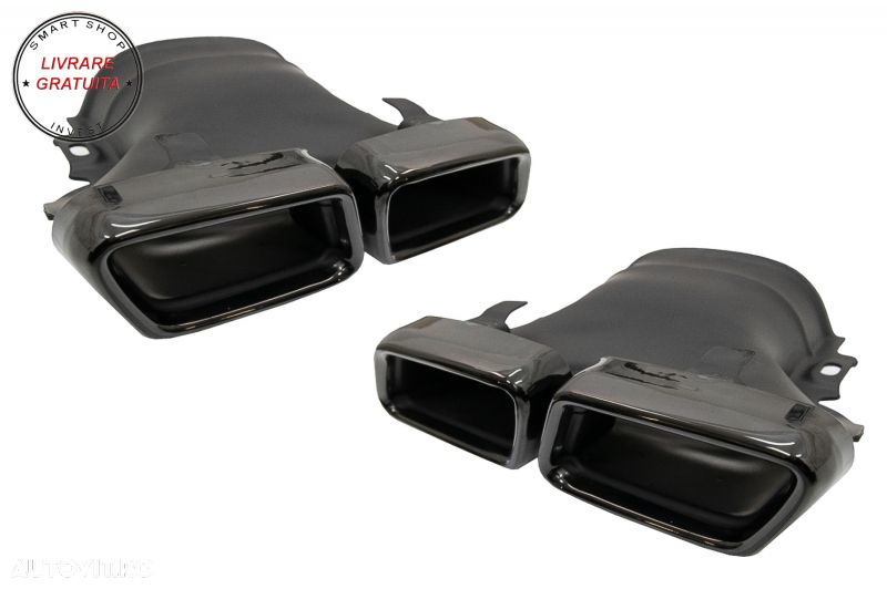 Difuzor Bara Spate cu Ornamente Evacuare Mercedes E-Class W213 (2016-2019) E63 Des- livrare gratuita - 8