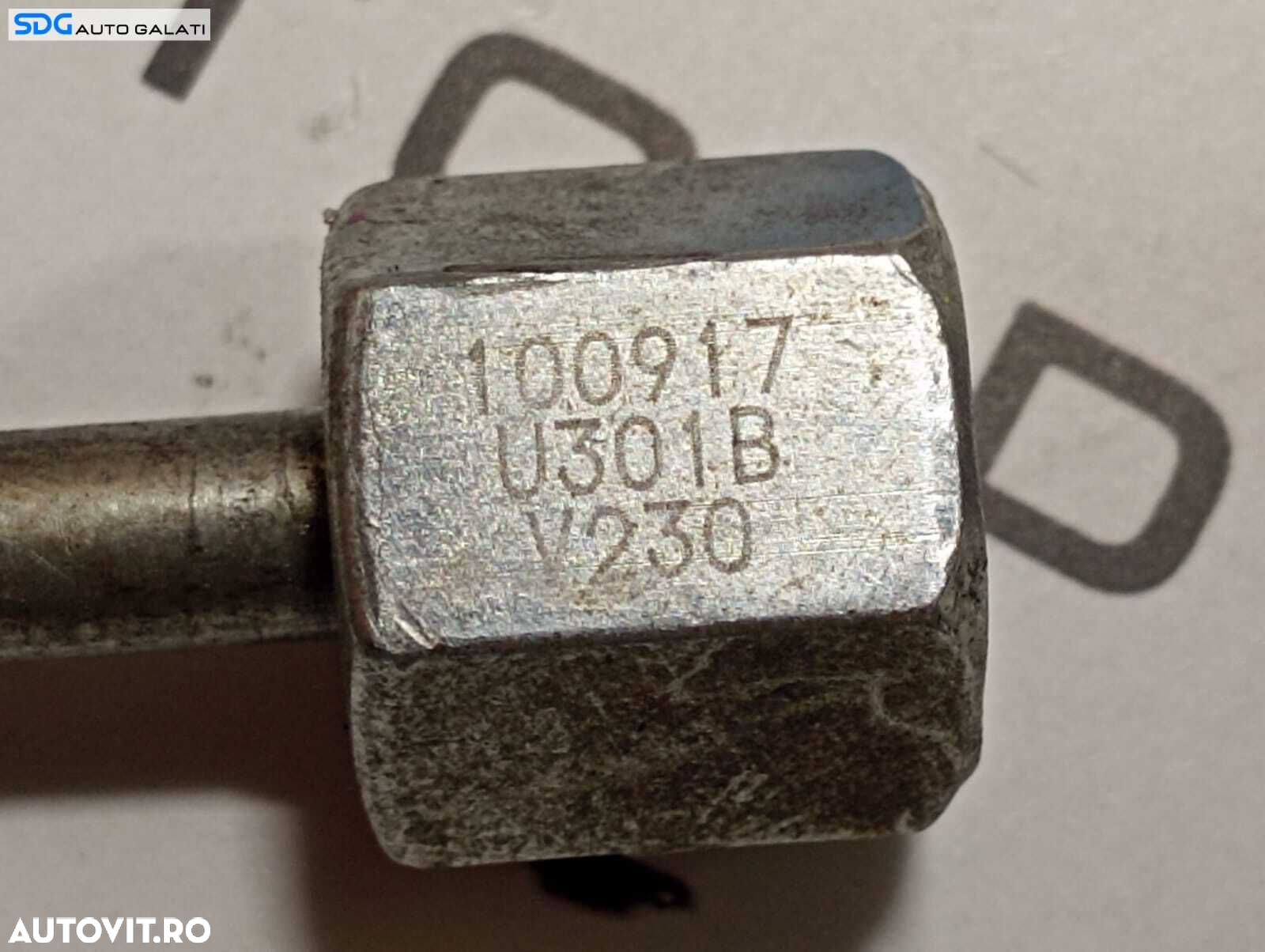 Teava Tevi Conducta Conducte Combustibil Motorina Rampa Pompa Injector Injectoare Volkswagen Passat B6 2.0 TDI CBAB 2005 - 2010 Cod U301 U301B U301C U301R [M7618] - 5