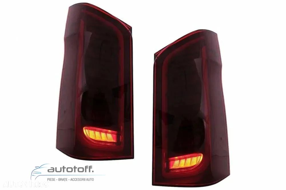 Stopuri Full LED compatibil Mercedes V-Class W447 (2014-2019) Fumurii - 4