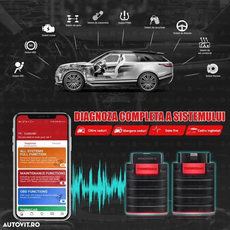 Tester auto Diagnoza auto Profesionala conectare OBD2 LAUNCH ThinkDIAG - 7