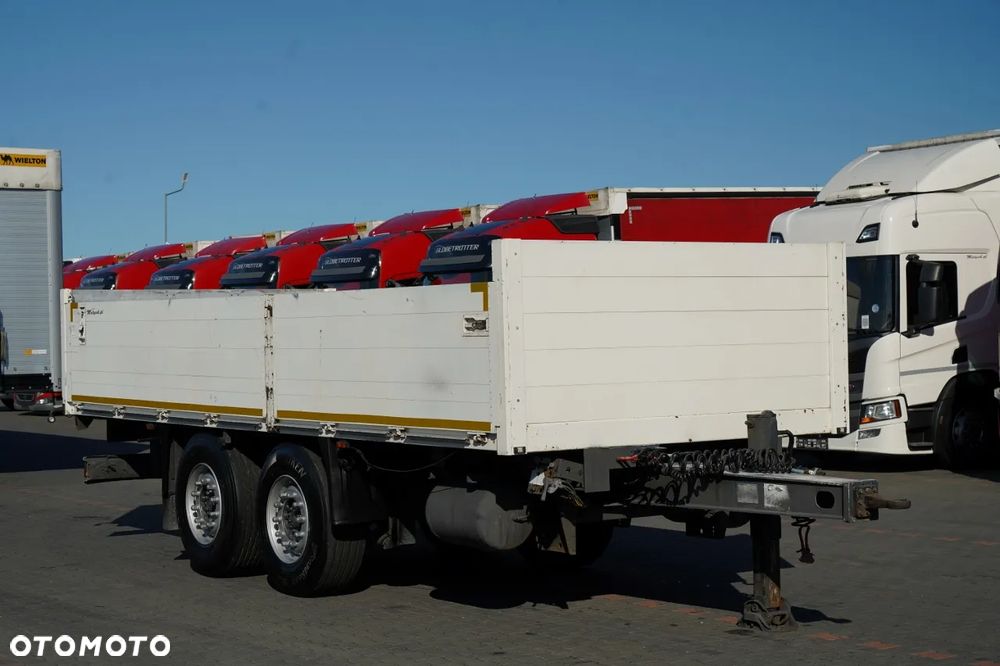 Orten PRZYCZEPA BURTOWA 6,5M / DO BUDOWLANKI / OŚ PODNOSZONA / SAF / - 1