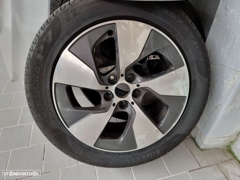 Jogo 4 jantes 17" 7.5Jx17 ET 27 5x112 Originais BMW G30/G31 - 1