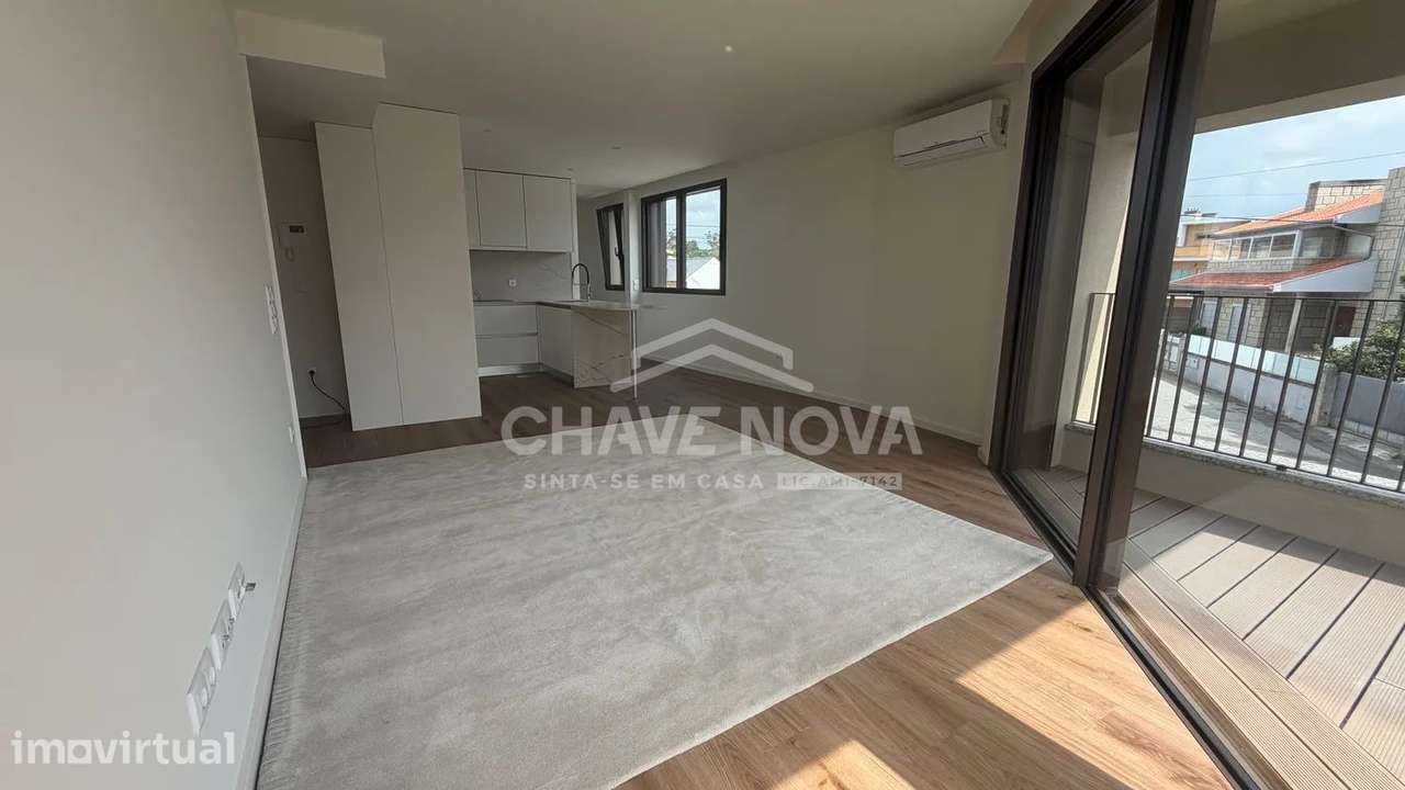 T1 Novo c/ Varanda e Lugar de Garagem em Arcozelo (Praias) - Grande imagem: 3/30