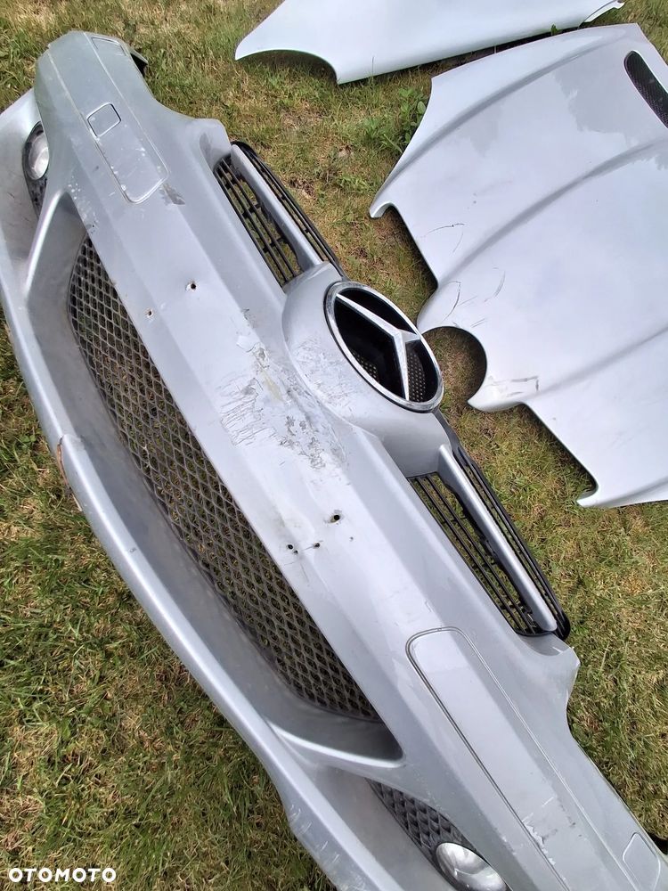 Mercedes SLK R171 kompletny przód zderzak maska błotniki wzmocnienie lampy - 14