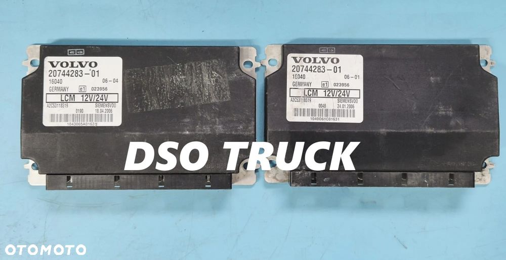 Sterownik kaseta swiatel LCM SIMENS VDO VOLVO 20744283 01 - 2