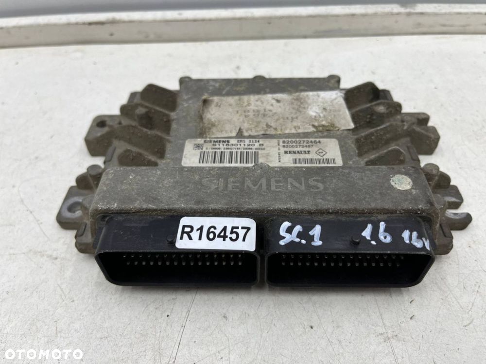 Komputer silnika Renault Scenic 1 I 96-03r. 1.6 16v benzyna sterownik ECU 8200272464 8200272457 - 4