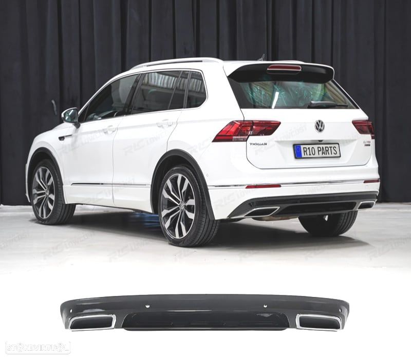 DIFUSOR VOLKSWAGEN VW TIGUAN 17-20 LOOK R-LINE - 1