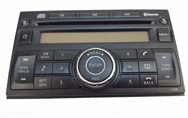 NISSAN QASHQAI RADIO CD BLUETOOTH ORYGINALNE