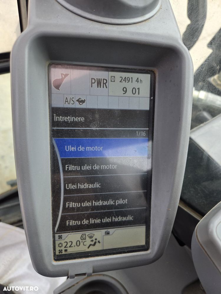 Hitachi ZX85-6, 2022, 2.491h, Masa operationala 8,6t, cupla rapida HIDRAULICA+3 CUPE NOI, senile paduri cauciuc, inst picon si inst rotire pe brate, ad sapare 5m, ridica 3,8t, aer cond, LAMA, STARE FOARTE BUNA, posibil leasing 4 ani-PROMOTIE 62.900 EUR+Tva - 14