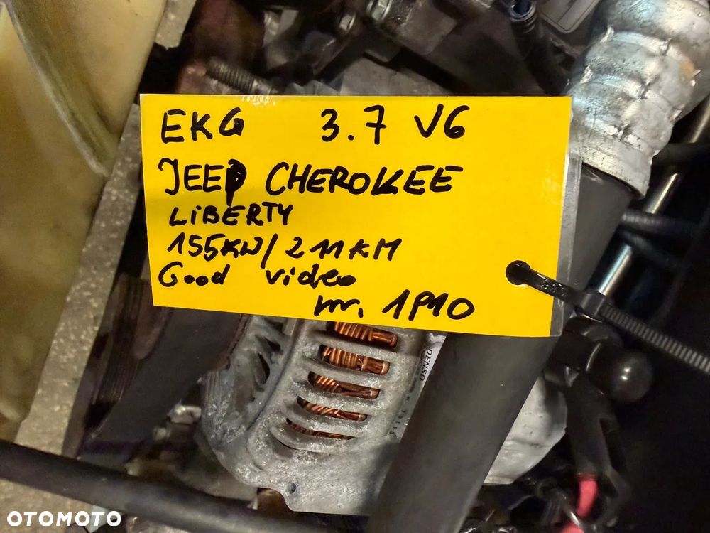 Silnik KOMPLETNY Jeep Cherokee 3.7 EKG film video - 4