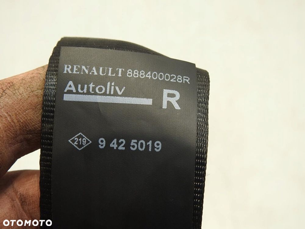 PAS BEZPIECZEŃSTWA PRAWY TYŁ RENAULT SCENIC III 888400028R - 5