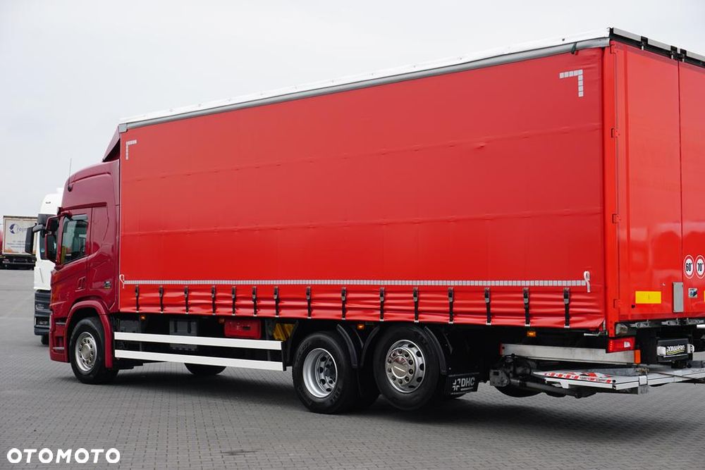 Scania P 280 / ACC / E 6 / FIRANKA + WINDA / 20 PALET / DŁ. 8,2 M / OŚ SKRĘTNA - 27